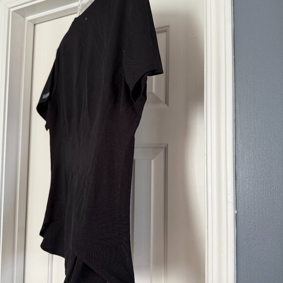 Med Couture Black Scrub Top, Size M - Picture 3 of 3